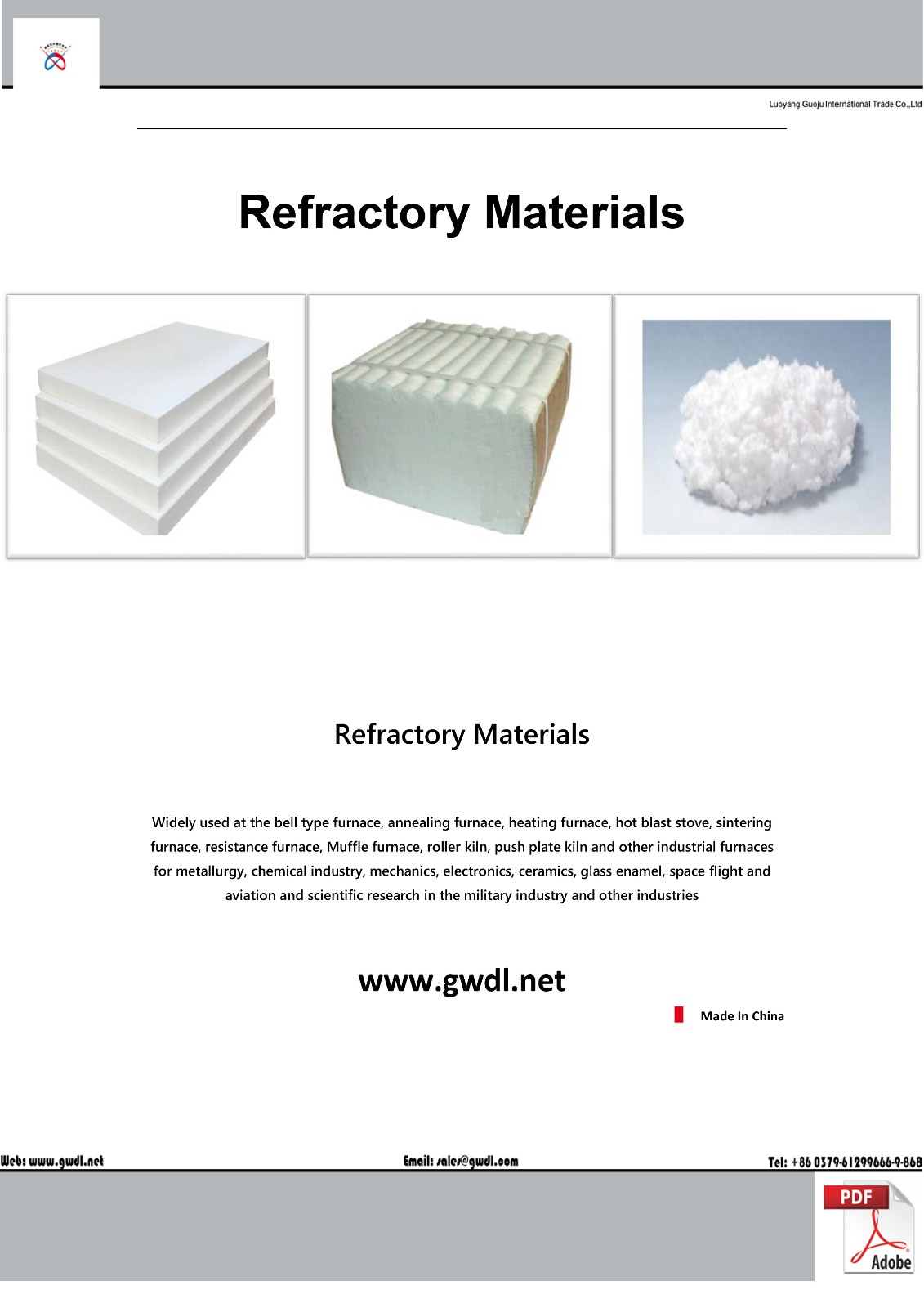 REFRACTORY MATERIALS